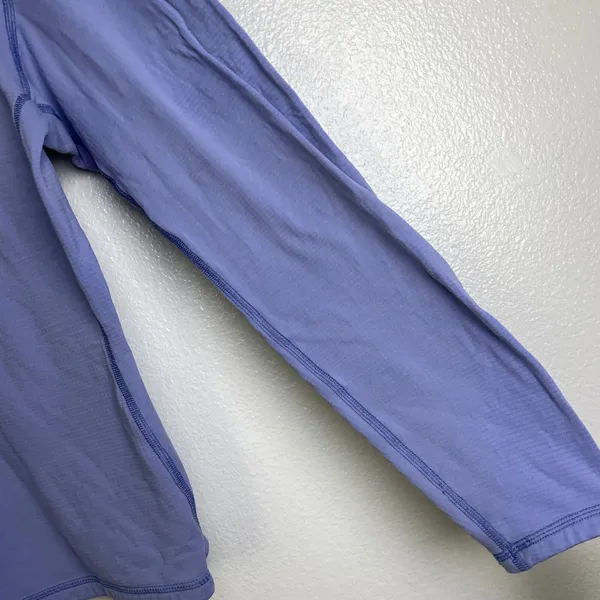 Vtg Patagonia R1 Stretch Top Medium Womens Iolite Mulberry Half Zip Outdoors USA - Image 6