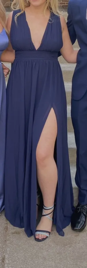 Lulus Navy Prom Dress - Image 5