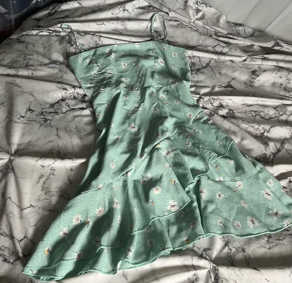 Altar’d State Mint Green Mini Dress  - Image 2