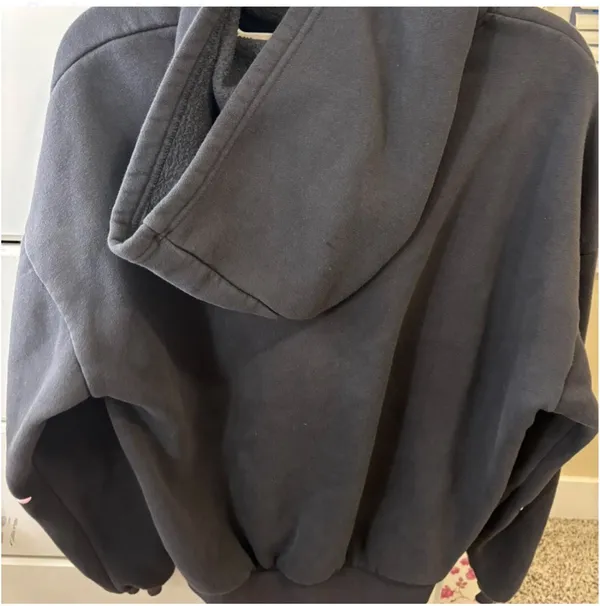 Edikted Grey Bow Sweatshirt - Image 2