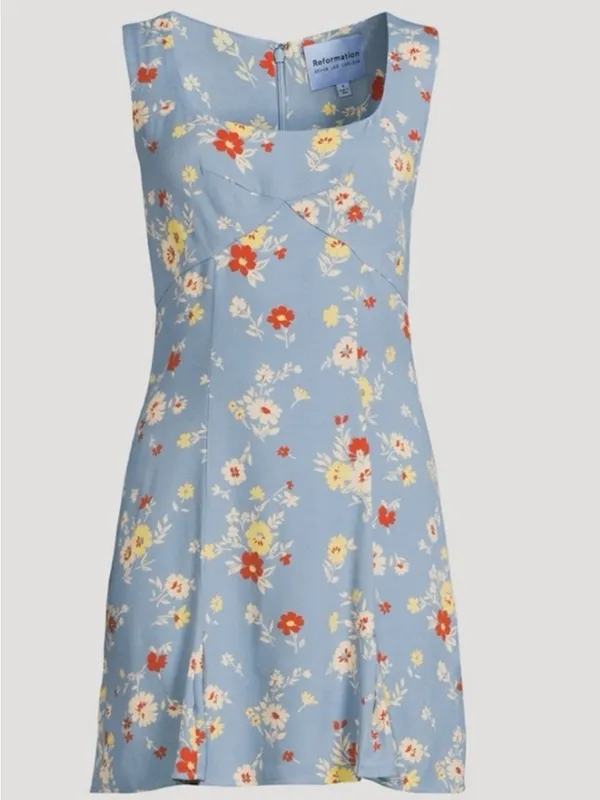 Reformation x Devon Lee Carlson Cher sleeveless minidress size 10 - Image 3