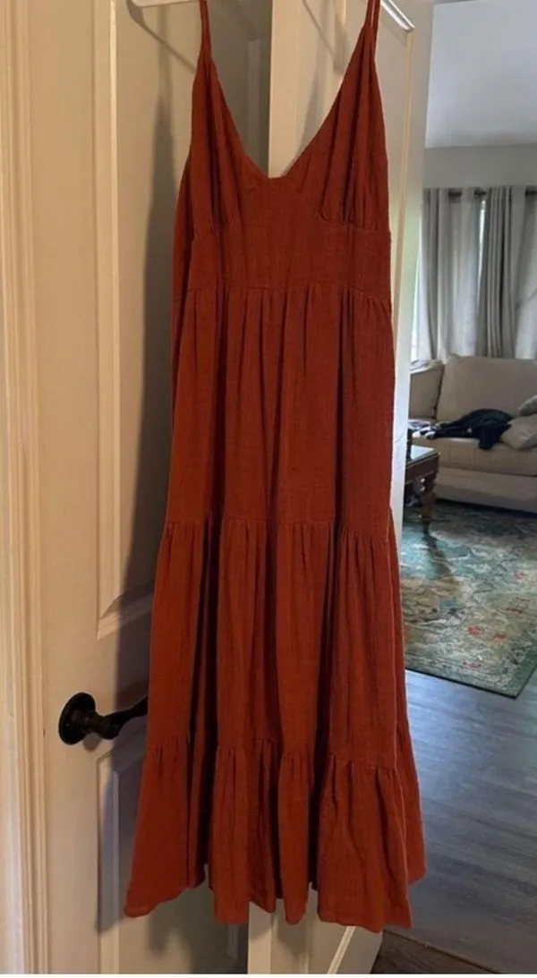 Tiered Midi Dress - Image 3