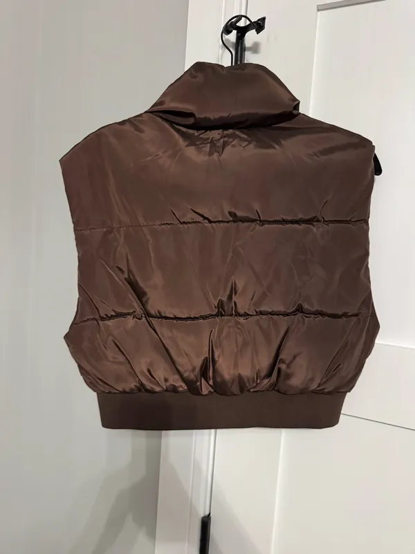 TJ Maxx Vest Puffer Brown - Image 2