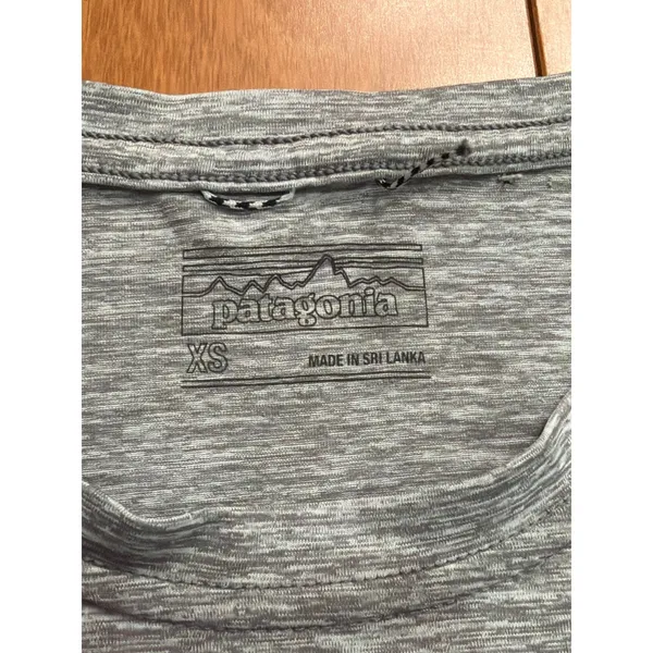 Patagonia Graphic T Shirt Gray Save Our Home Planet Mountains Eco Friendly XS‎ - Image 2