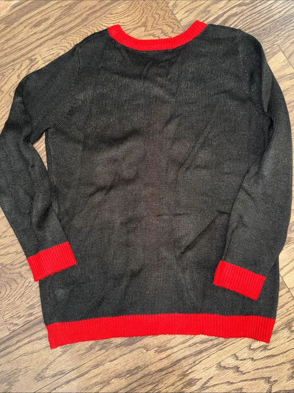 Holiday Novelty Cardigan Sweater - size small ! - Image 4