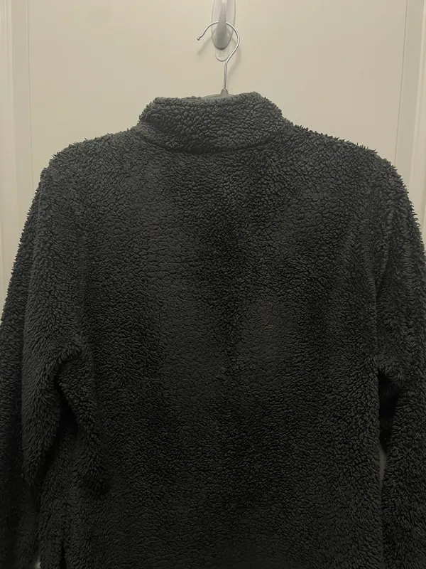 Miami University Alpha Chi Omega fuzzy quarter zip sweatshirt - Image 5