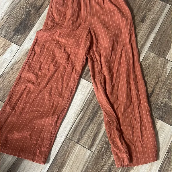 Roxy orange spaghetti strap ankle jumpsuit - Image 2