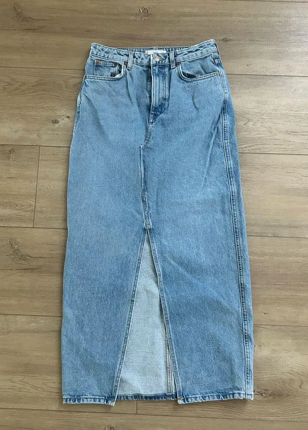 Mango Denim Maxi Skirt - Image 2