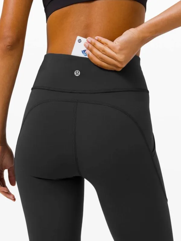 Lululemon Invigorate High-Rise Legging Pants Crop 23" Size 4 Black - Image 10