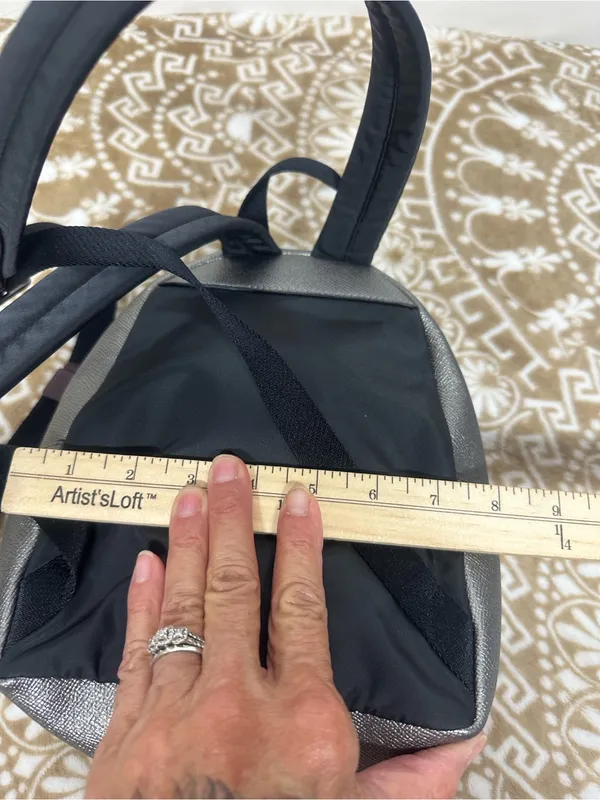 Coach Shooting start Brown Signature Canvas Leather Mini Backpack - Image 10