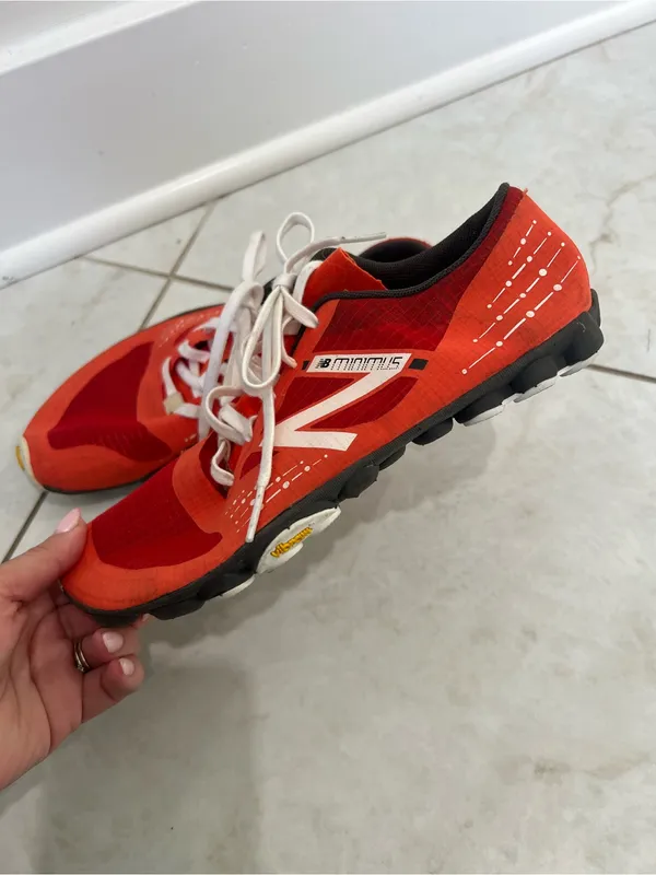 New Balance Orange WT00 Minimus Zero Trail Sneakers Size 6.5 US - Image 2