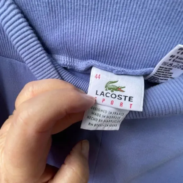 Lacoste woman’s size 44 (XL ) striped sides track pants - Image 3