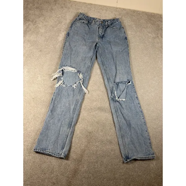 Good American Icon 90s Straight Leg Jeans‎ Women's Size 6/28 High Rise Blue953 - Image 3