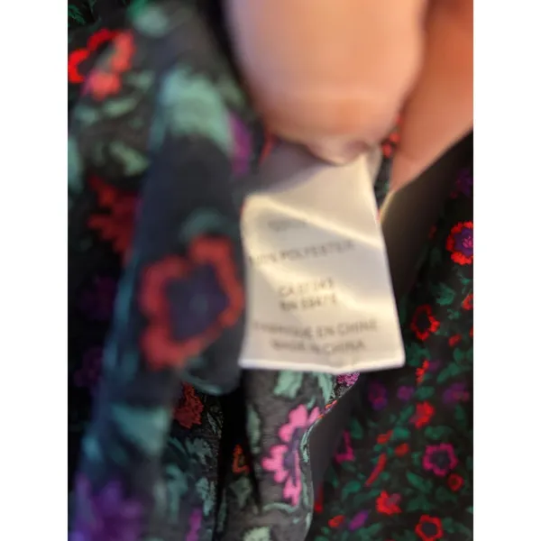 Cupcakes and‎ Cashmere Floral Blouse Womens XL Long Sleeve Keyhole Career - Image 7
