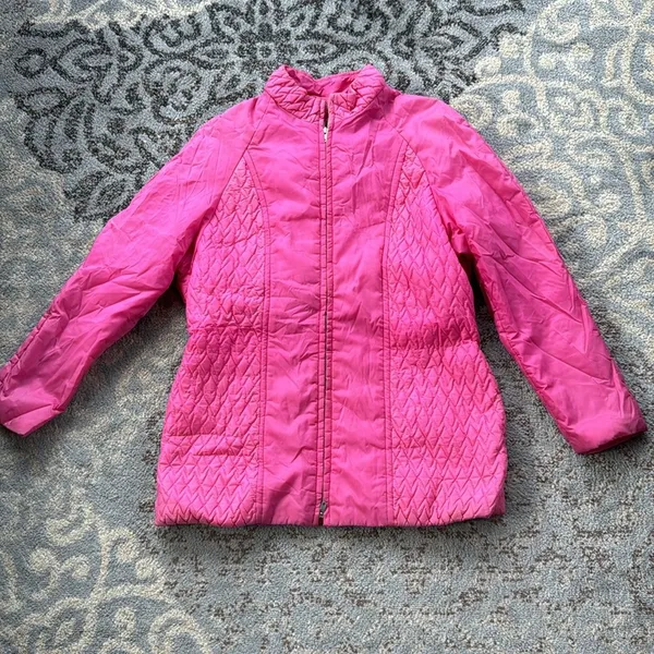 Vintage Aspen Ski Wear Two Piece Snow Ski Suit Hot Pink Medium - Image 2