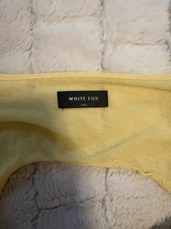 White Fox Yellow Long Sleeve - Image 5