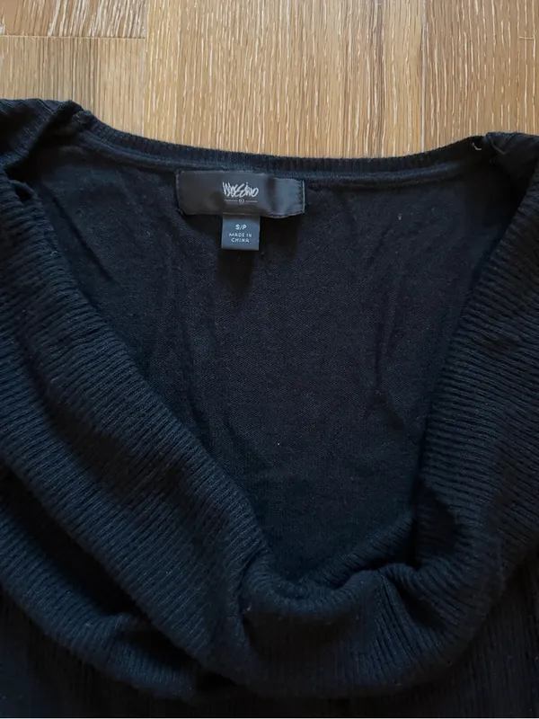 Massimo Black Cowl Neck Sweater used - Image 4