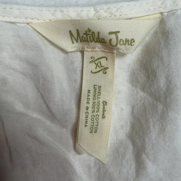 Matilda Jane XL Top Dream Chasers Have A Good Day Blouse #31676 Boho Romantic - Image 4