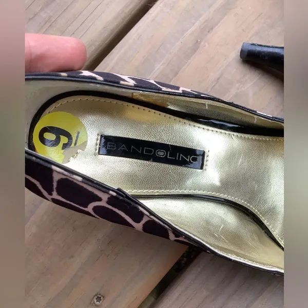 Bandolino Pretty open toe pumps 🤎🤍🤎 - Image 8