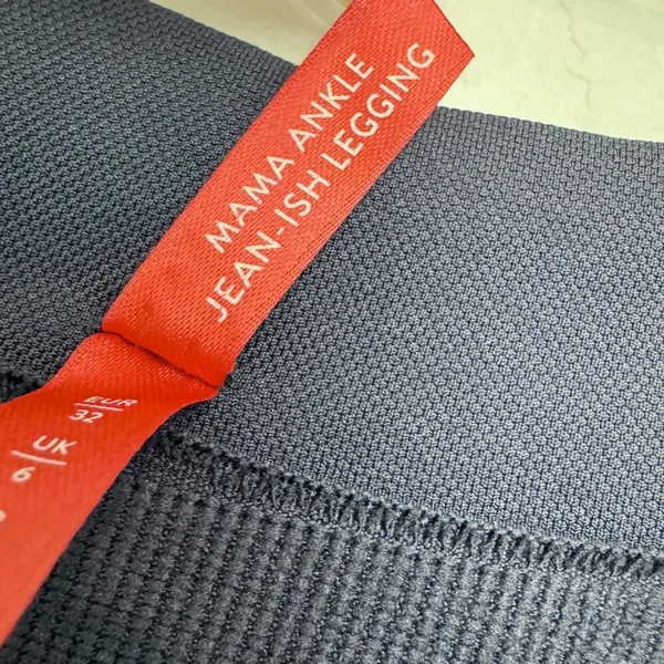 Spanx Mama Ankle Jean-ish High Rise Denim Leggings Blue Maternity Pregnancy XS - Image 7