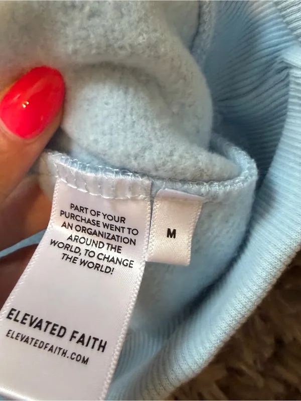 Elevated Faith Hoodie - size medium - Image 5