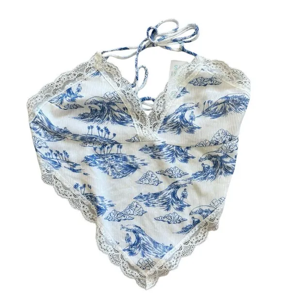 Frankie’s Bikinis NEW Breeze Lace Tank Surfer Dude - Image 7