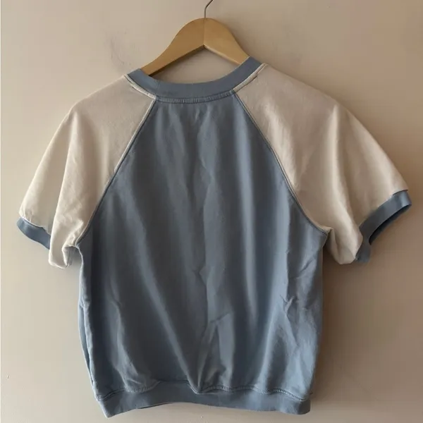 Disney Stitch Blue and White Short‎ Sleeve Top - Image 4