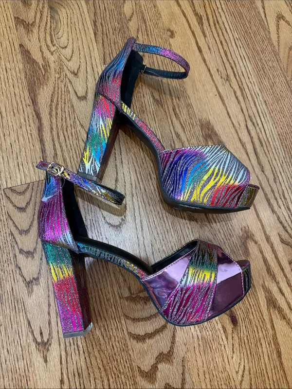 Multicolor Metallic Ankle - Image 4