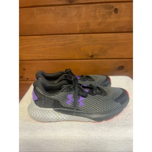 Under Armour Women's Charged Rogue 3 running shoes in a grey and purple Sz 6 - Image 2