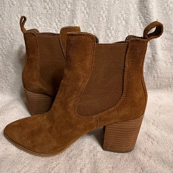 Steve Madden Brown Suede Ankle Boots - Image 2