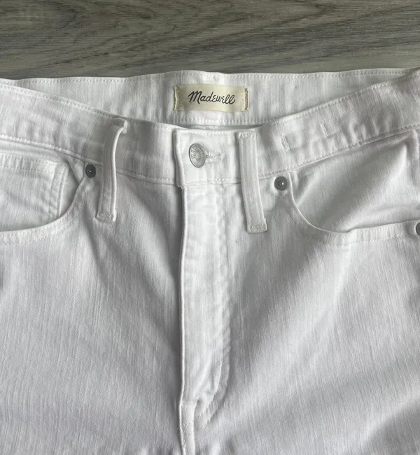Madewell White Jeans Size 28 - Image 3
