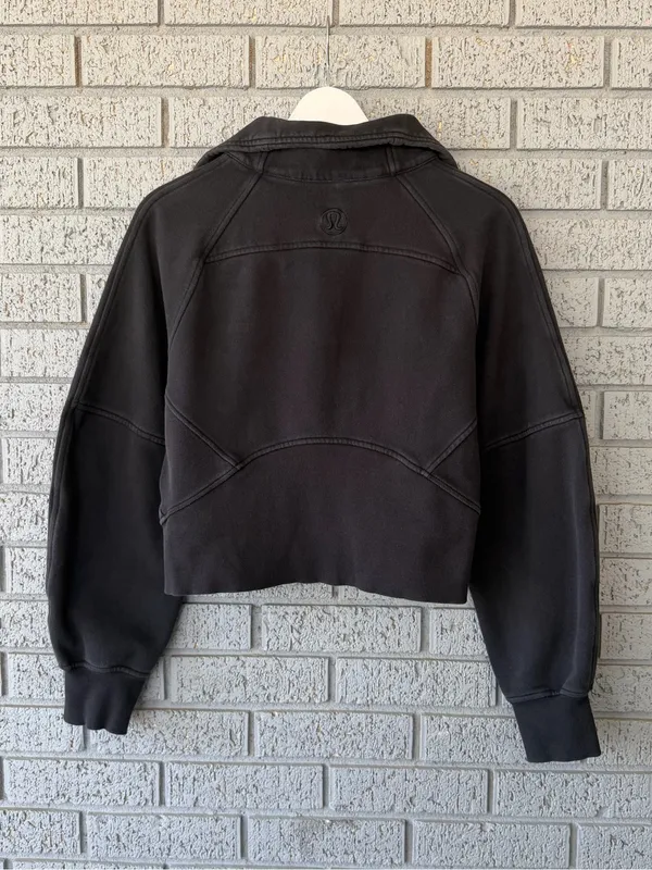 Lululemon Scuba Oversized Funnel Neck Hoodie Black XS/S - Image 5