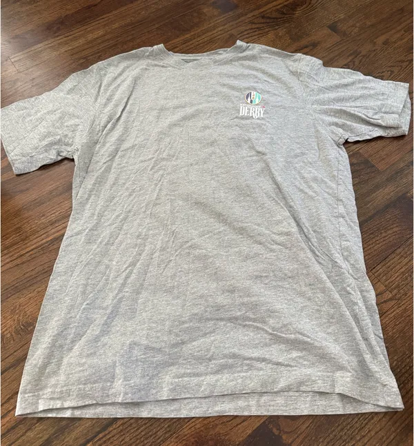 Kentucky Derby Gray Short Sleeve Tee Size L - Image 2