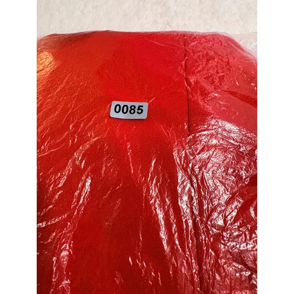 Corpcore Clothing Co Red‎ Open Front Shawl Collar Blazer Jacket Dopamine - Image 5