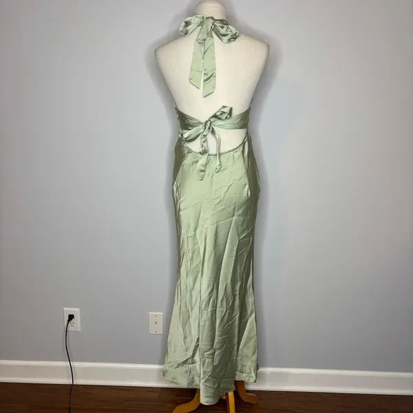 SHEIN - Green Halter Maxi Dress - Image 3