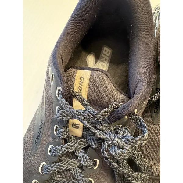 Brooks Ghost 15 Running‎ Shoes Womens 7.5 Grey Black Marbled Sneaker Lightweight - Image 7