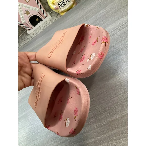 COACH PINK ULI SPORT SLIDES - Image 6
