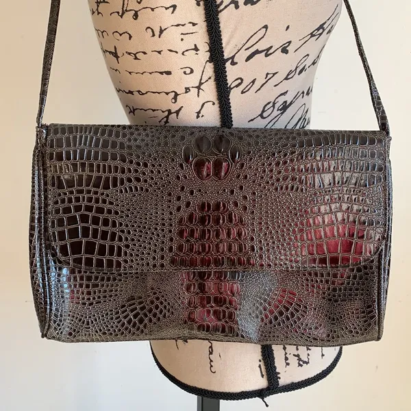 Vintage TJW by Mervyn’s Leather Bag - Image 4