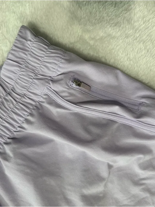 Lululemon High-Rise Lined Shorts - Lilac Smoke - Image 2