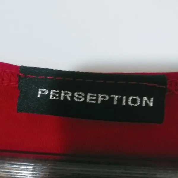Perseption 2X Red Black Beaded Top Plus - Image 5