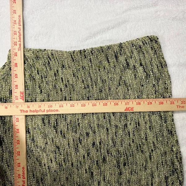 Sigrid Olsen M Knit Tank Top Green Grunge Indie Artsy Boho Alt Minimalist‎ Y2K - Image 7
