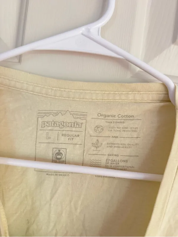 Patagonia Cream Logo T‑Shirt - Image 2