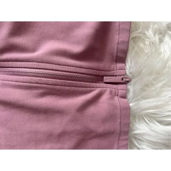 Nike zip up sweatshirt pinkish purple size xs jacket pull over - Image 5