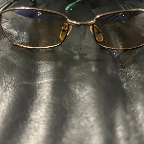 Women's Brown Tinted Oval Sunglasses includes Ray Ban Hard case - Image 7
