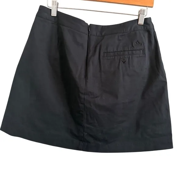 Adidas Golf Skort Women‎ 10 Black Stretch Mini Athletic Activewear Skirt - Image 6