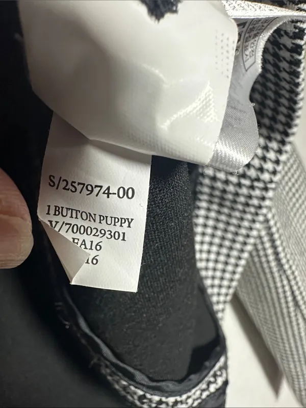 NEW Banana Republic Black White Houndstooth Cropped Blazer Classic Preppy Size 4 - Image 10