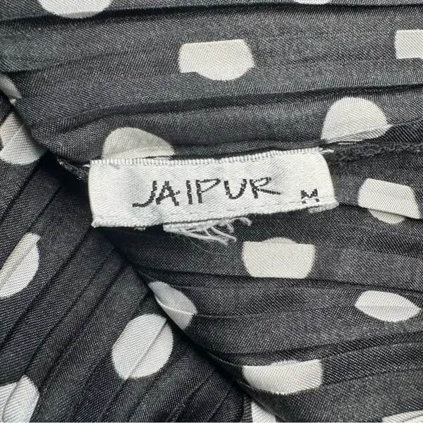 Jaipur Y2K Polka Dot Tank Top. Medium. Black and White. - Image 5