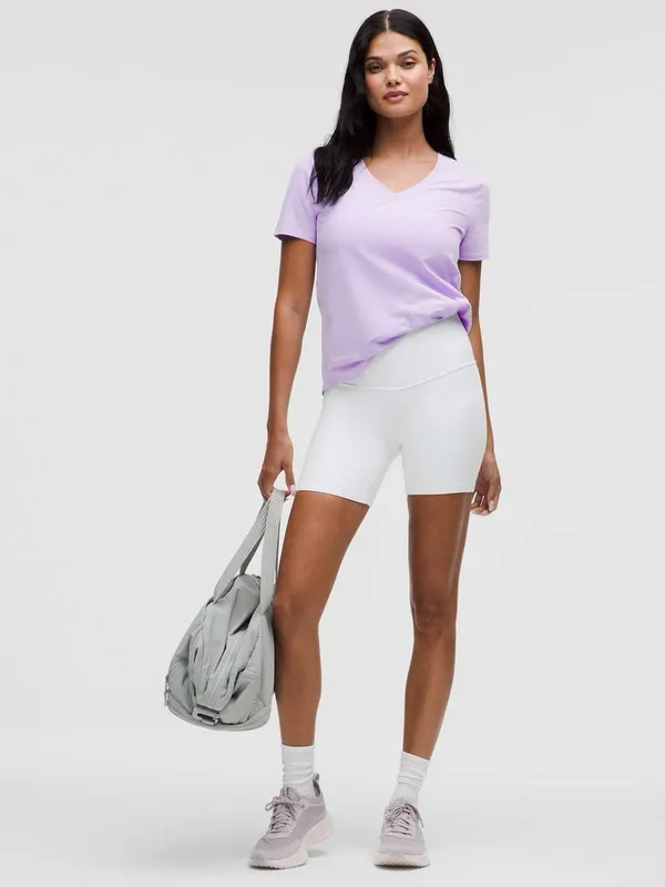 Lululemon Love V-Neck SS T-Shirt – Lavender Frost – 6 - Image 3