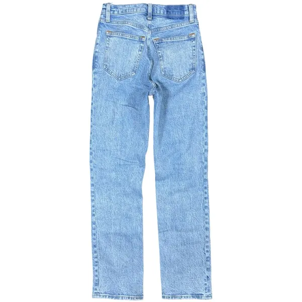 Abercrombie & Fitch 90s Ultra High Rise Straight Jeans Medium Wash Denim 25 / 0 - Image 2