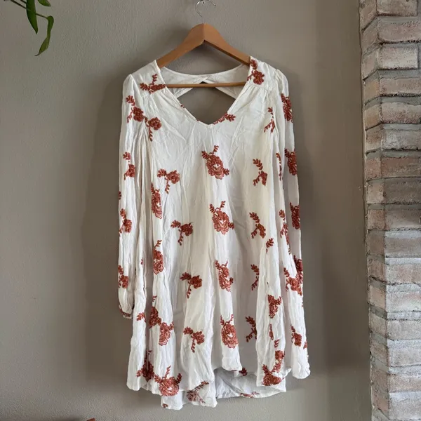 FREE PEOPLE Emma Embroidered‎ Mini Dress - Image 2